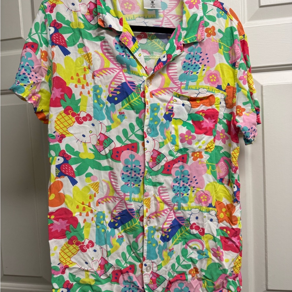 Sanrio Multicolor Patterned Men's Shirt